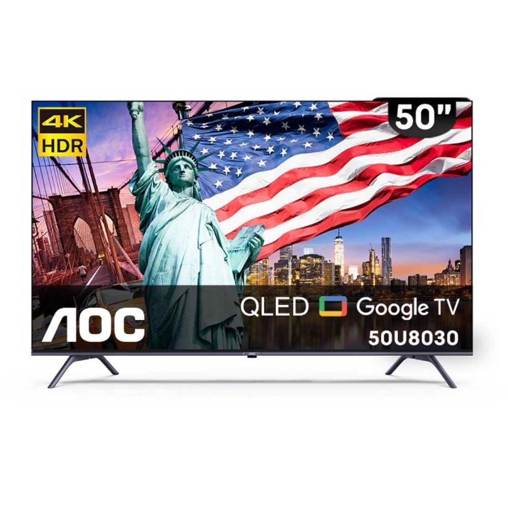 (無安裝)AOC美國50吋4K聯網電視50U8030