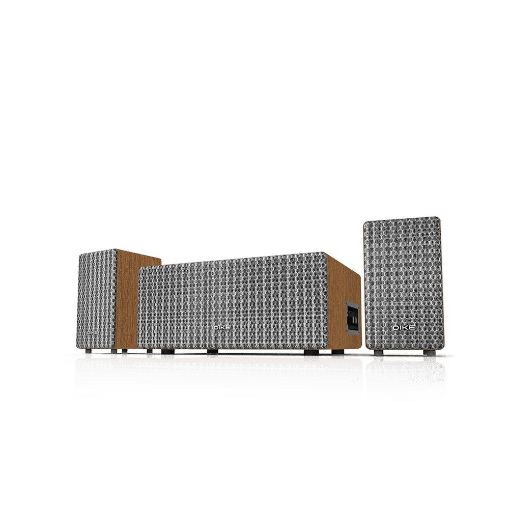 DIKE全木質藍牙多媒體2.1聲道喇叭音響DSM307DBR
