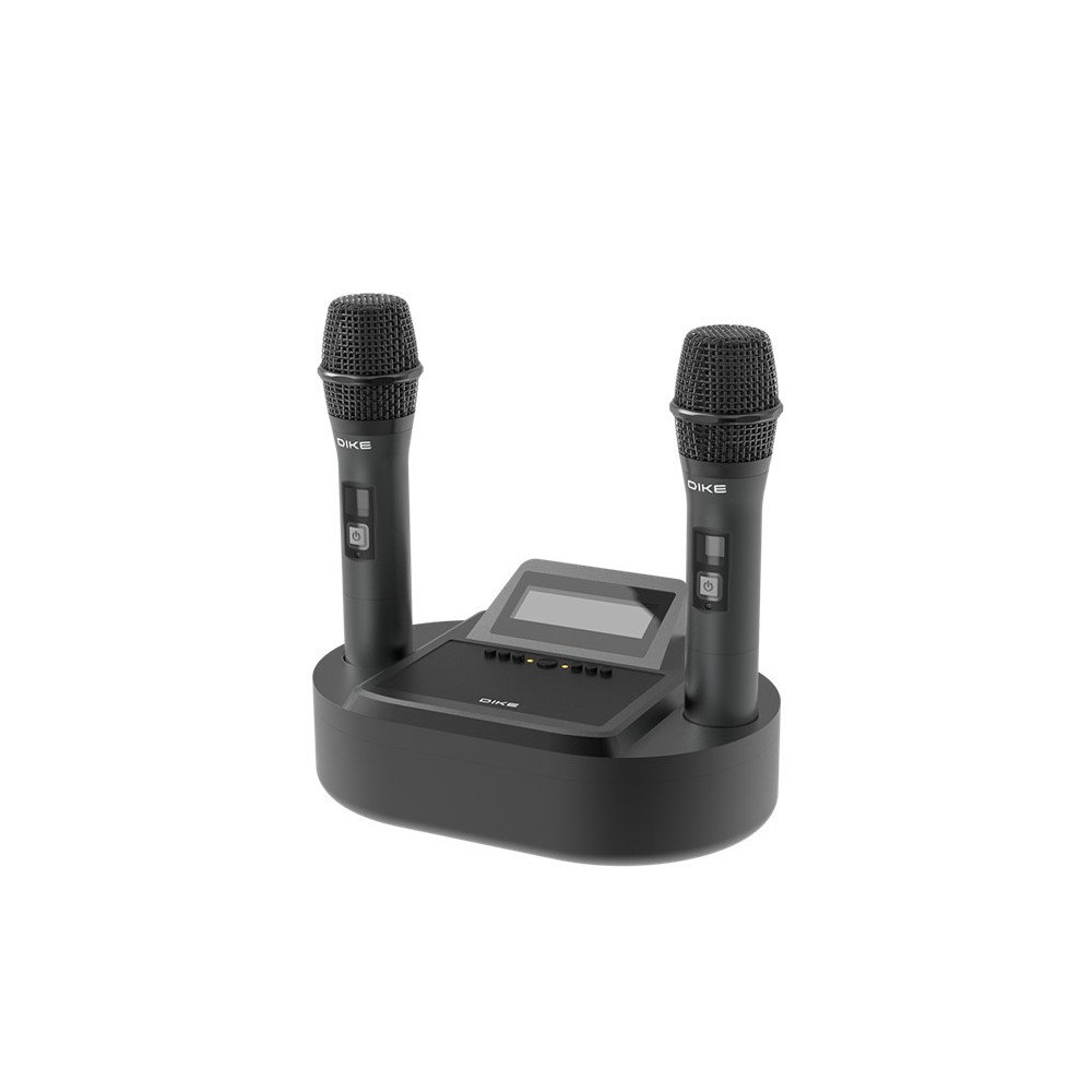 DIKE無線充電The Voice UHF麥克風組麥克風DVM190BK