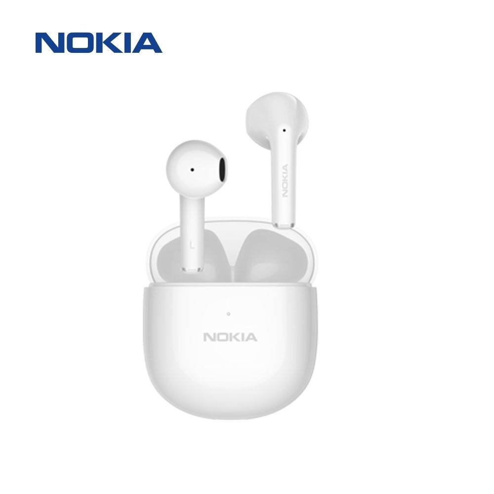 NOKIA輕量化半入耳式真無線銀河白藍牙耳機E3110-WH(本商品屬個人衛生用品，商品一經拆封、試戴或使用，除新品瑕疵外，恕不接受退貨。)
