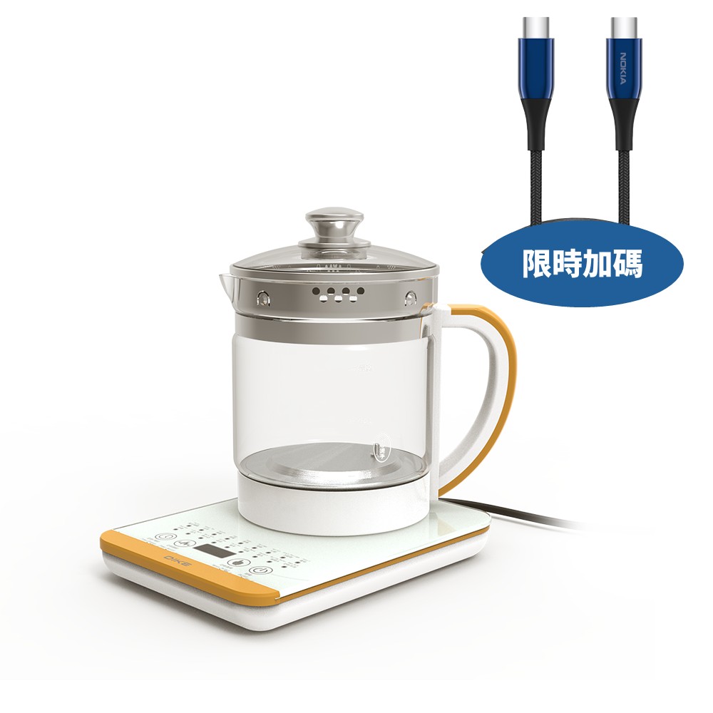 DIKE多功能1.8L料理養生快煮壺電煮鍋HCE200WT