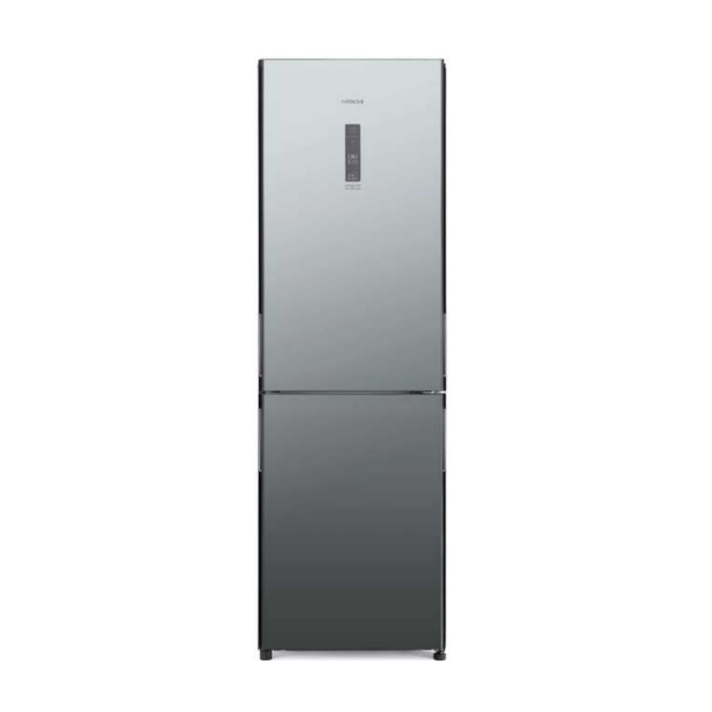 日立家電330公升雙門右開HRBN5366DF1琉璃鏡冰箱HRBN5366DF1XTW
