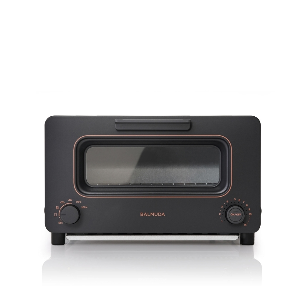 (結帳再9折)BALMUDA百慕達The Toaster 蒸氣烤麵包機黑色烤箱K05C-BK