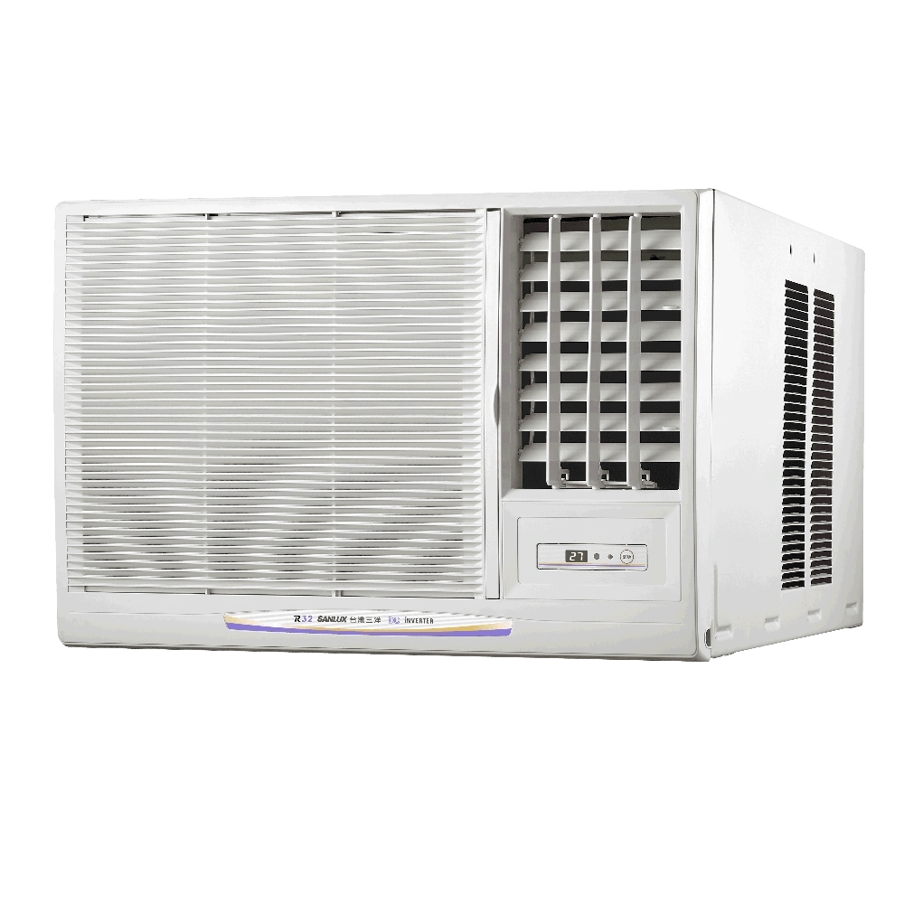 SANLUX台灣三洋R32變頻冷暖右吹SA-R50VHR福利品窗型冷氣8坪SA-R50VHR-D