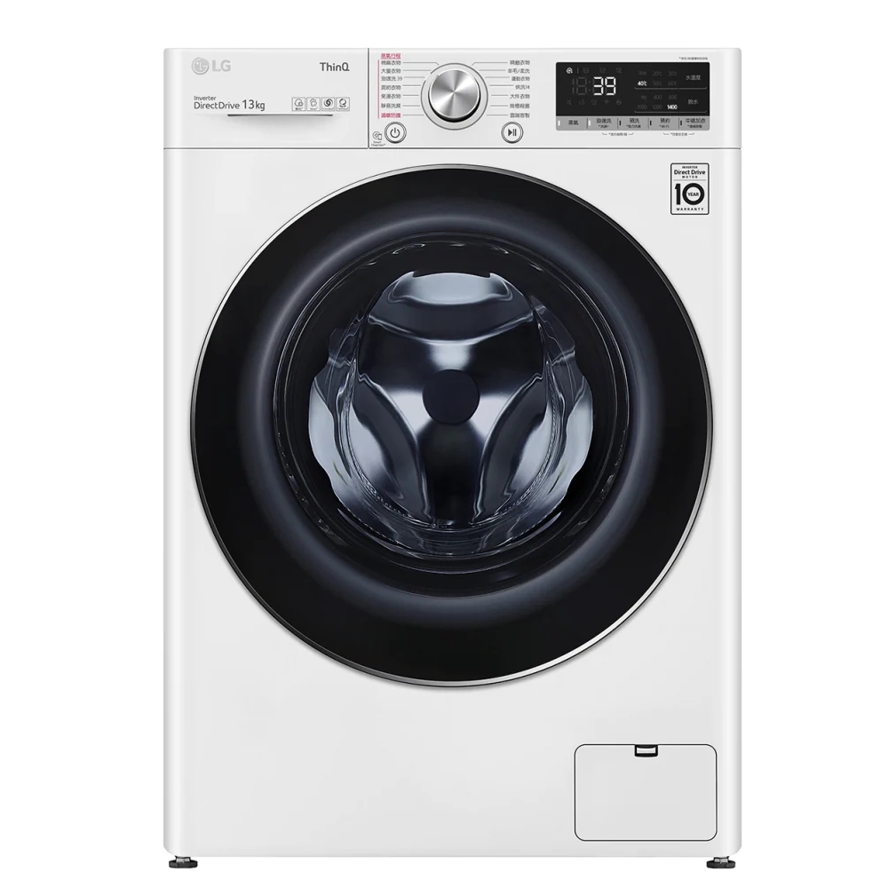 (結帳再95折)LG樂金13公斤蒸氣洗脫洗衣機WD-S13VBW