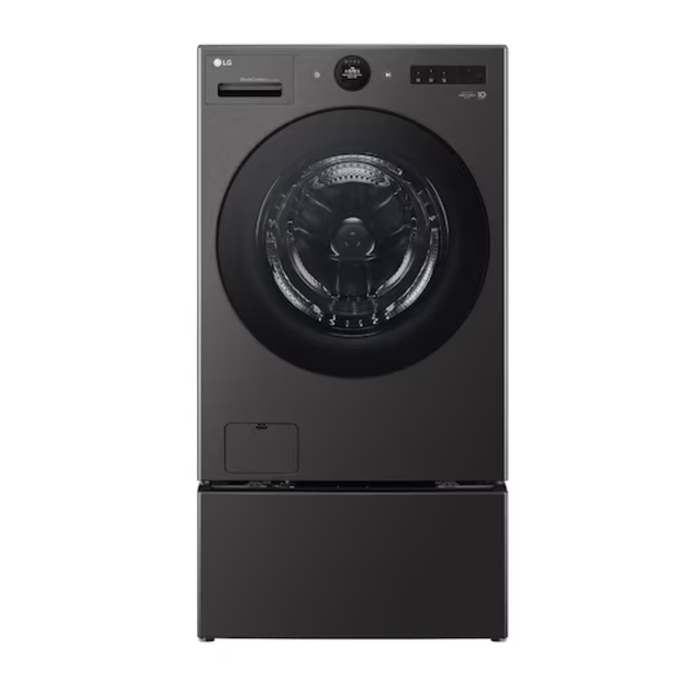(結帳再95折)LG樂金22公斤AI熱泵滾筒+2.5公斤下層迷你洗衣機WD-S22FHDB-WT-SD250HB