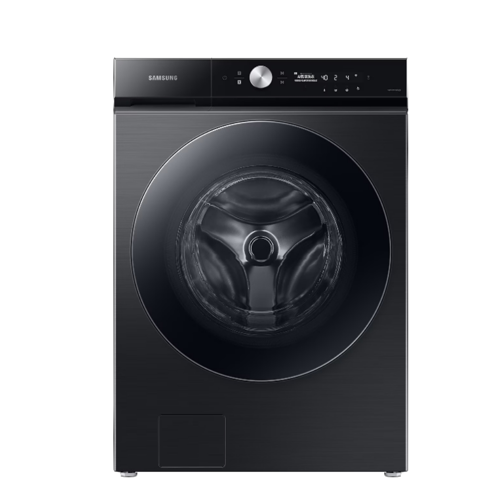 (結帳再優惠)(回函贈)三星21公斤蒸洗脫滾筒黑色洗衣機WF21B9600KV