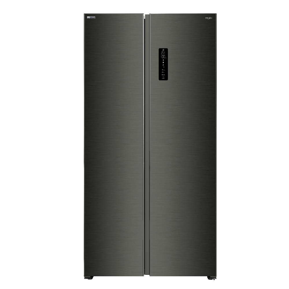 惠而浦610公升一級能效變頻黑色對開冰箱WF2X610NBTW